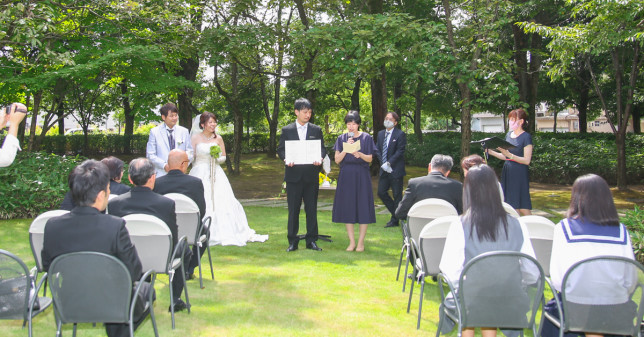 LINE公式長方形 家族婚1